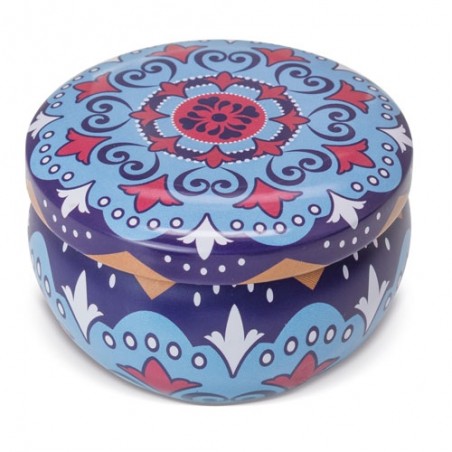 Conjunto de 12 velas aromáticas com tampa