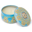 Conjunto de 12 velas aromáticas com tampa