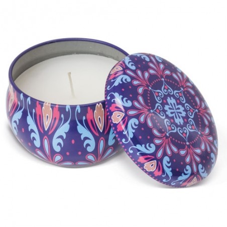 Conjunto de 12 velas aromáticas com tampa