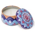 Conjunto de 12 velas aromáticas com tampa