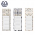 Bloco de notas com ímã e lápis pequeno