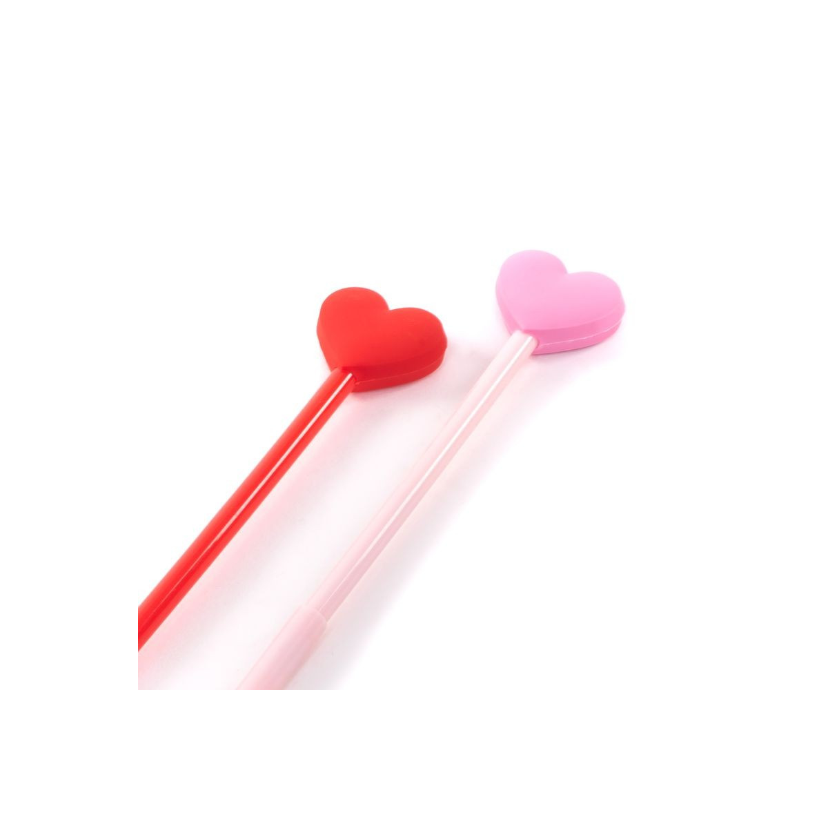 Caneta com decoração de coração