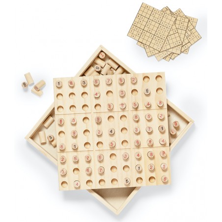 Sudoku clássico de madeira