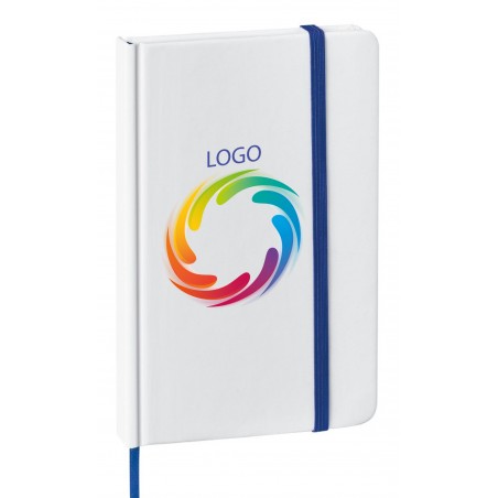 Caderno personalizado com seu logotipo em cores e texto opcional