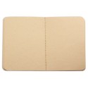 Caderno reciclado personalizado com logo em cores e texto
