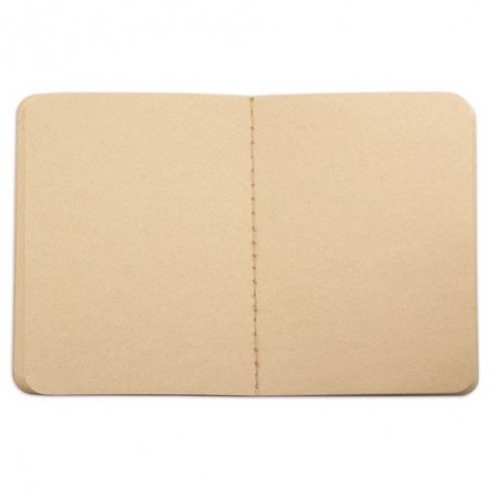 Caderno reciclado personalizado com logo em cores e texto
