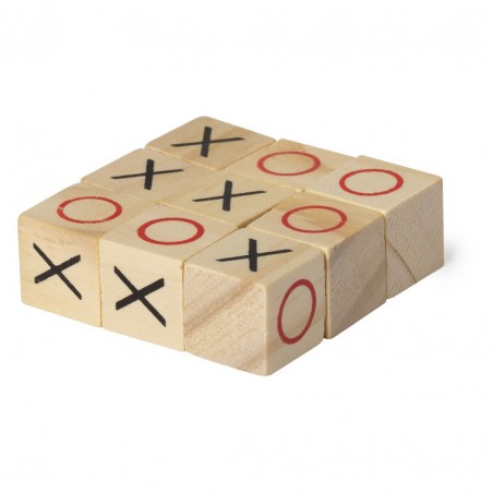 Jogo da velha com logo ou foto em cores e texto personalizado