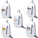 Mochila personalizada com logo em cores ou foto e texto para empresa, casamento, batizado, comunhão e aniversário