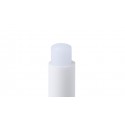 Bálsamo labial branco personalizado com logo e texto em cores