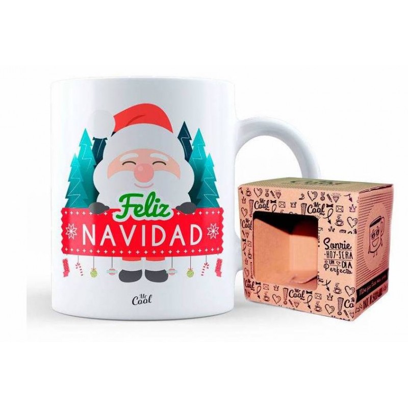 Caneca com mensagem de feliz natal