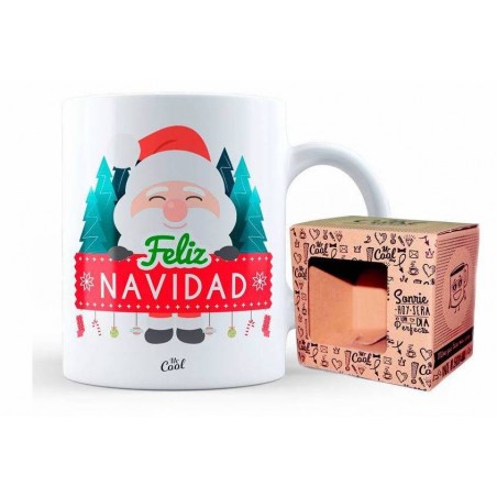 Caneca com mensagem de feliz natal