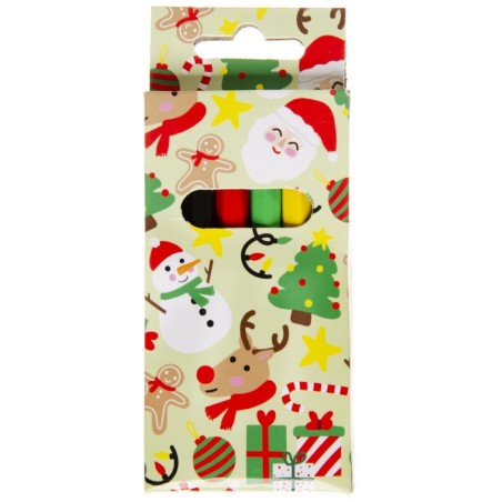 Lápis de Natal coloridos para colorir