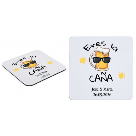 Porta-copos personalizado com logo, foto ou design predefinido em toda a cor