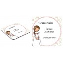 Porta-copos personalizado com logo, foto ou design predefinido em toda a cor
