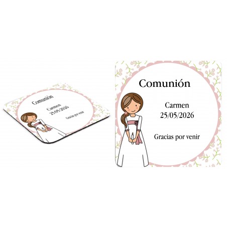 Porta-copos personalizado com logo, foto ou design predefinido em toda a cor