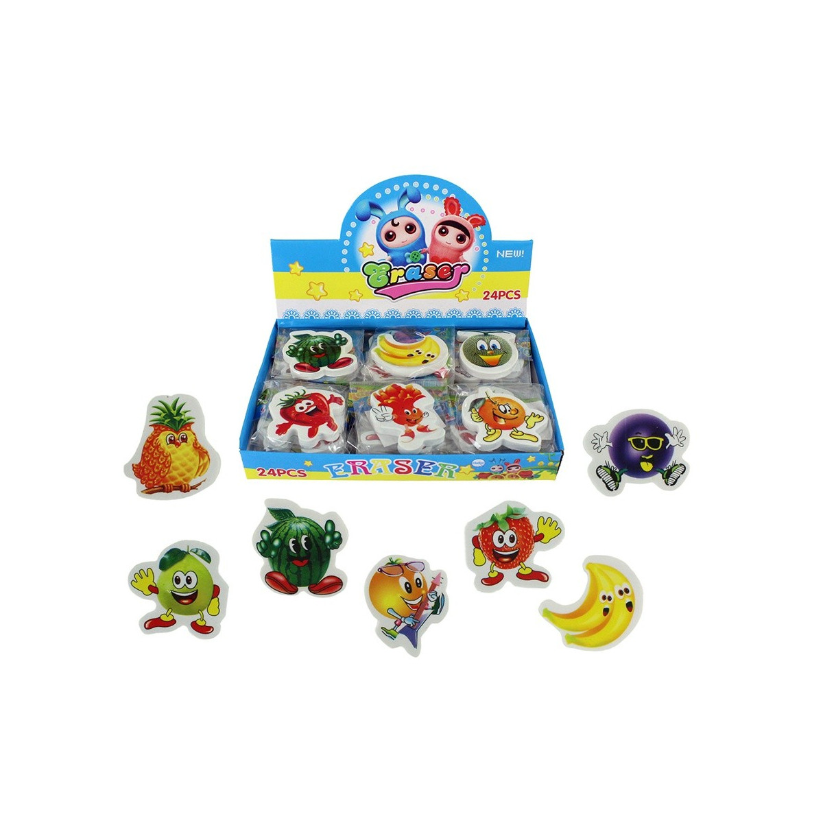 Borrachas Em Forma De Fruta