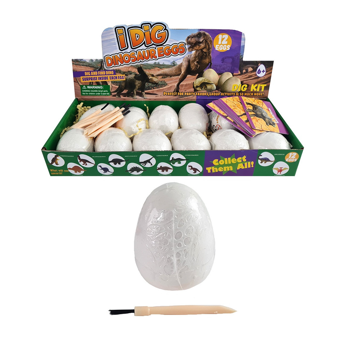 Kit de escavação de ovos de dinossauro