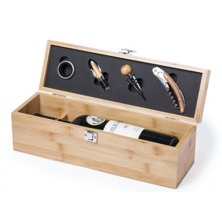 Saca rolhas cortador de cápsulas rolha dispensador e coletor de gotas em caixa de madeira para garrafa de vinho