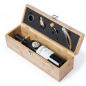 Saca rolhas cortador de cápsulas rolha dispensador e coletor de gotas em caixa de madeira para garrafa de vinho