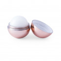 Bálsamo labial Sphere com envelope kraft verde e adesivos de casamento personalizados