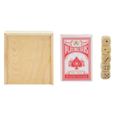 Dados de jogo de tabuleiro e cartas de pôquer personalizados com adesivos de casamento