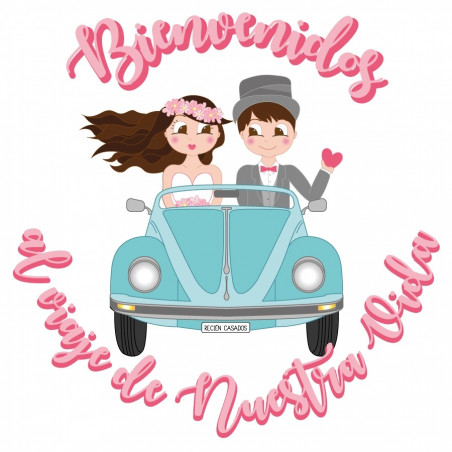 Baralho de cartas de casamento espanhol personalizado com design kraft