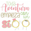 Jogo de habilidade Tetris quadrado apresentado em bolsa e adesivo para casamentos