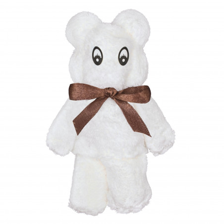 Toalha em forma de urso branco fofinho em bolsa de presente