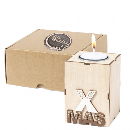 labirinto com bolinhas gude caixa madeira apresentado saco papel com mensagens