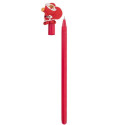 Caderno com ímã para geladeira especial de Natal com lápis e caneta de Natal em bolsa de presente