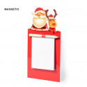 Caderno com ímã para geladeira especial de Natal com lápis e caneta de Natal em bolsa de presente