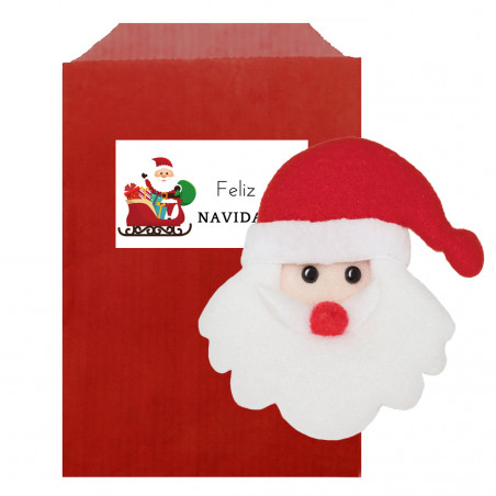 ímã natal com frase natal envelope presente adesivo com imagem personalizada