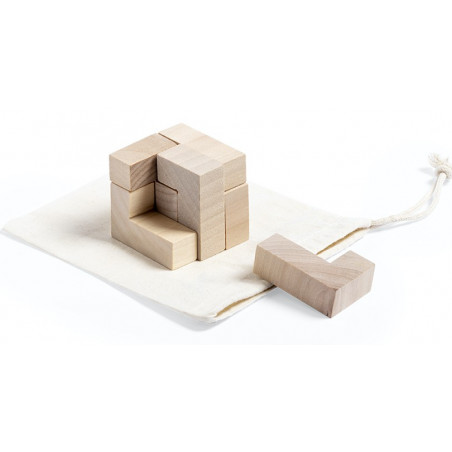 Jogo de habilidade tetris quadrado em bolsa com adesivo de comunhão como detalhe jogo de Comunhão