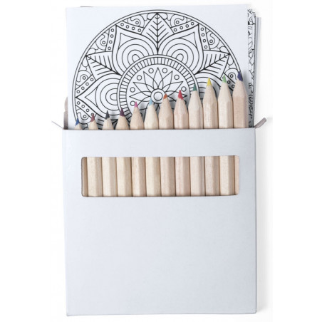 Mandalas para pintar com lápis e adesivos de casamento personalizados