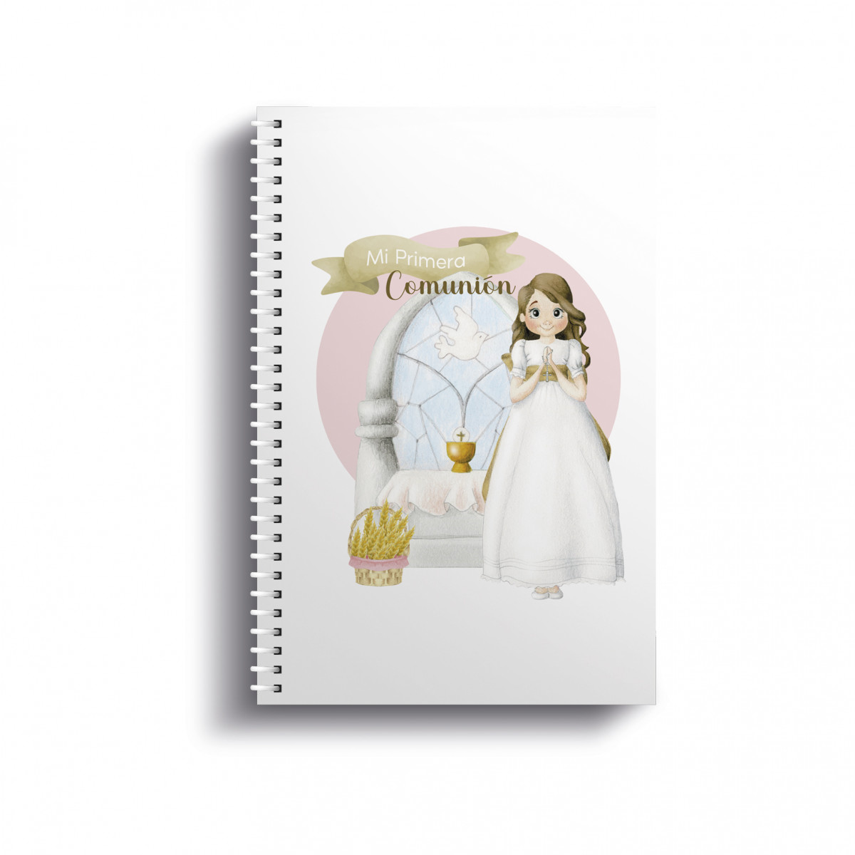 Caderno Comunhão menina