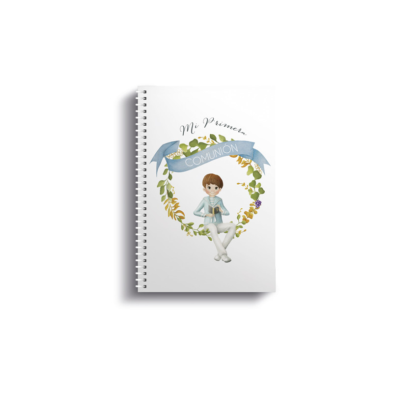Caderno Primeira Comunhão Menino