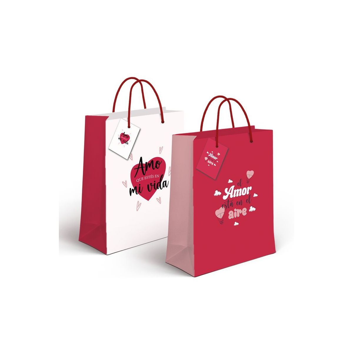 Bolsas de papel com frases bonitas