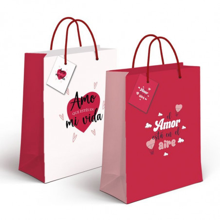 Bolsas de papel com frases bonitas
