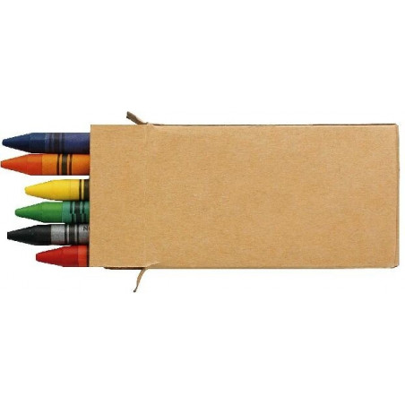 Caixa colorida com adesivo personalizado para eventos