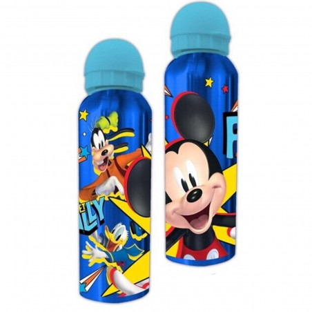 Botella de água metálica para criança Mickey Mouse