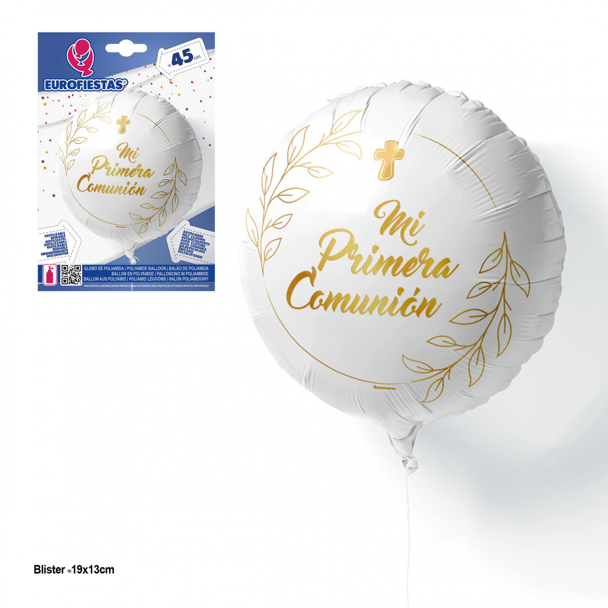 Balão de foil para comunhão
