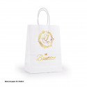 Bolsa de papel branca para batizado