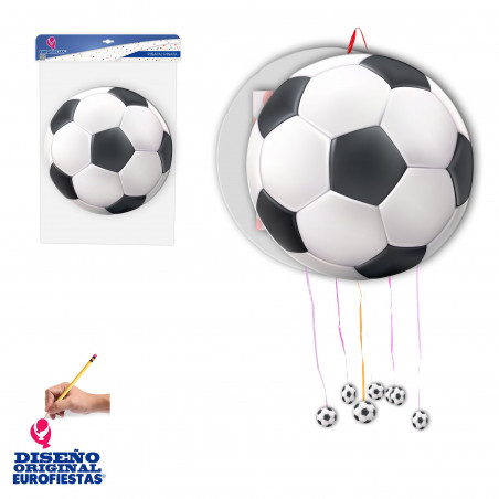 Piñata em forma de bola de futebol