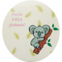 Lenço verde feminino em bolsa com adesivo emotivo para detalhe de aposentadoria