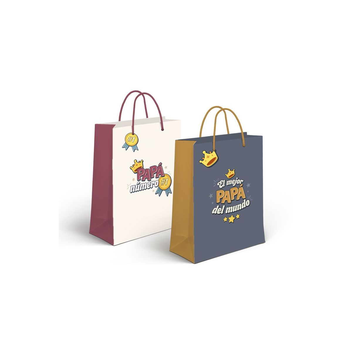 Bolsas de papel bonitas para o dia dos pais