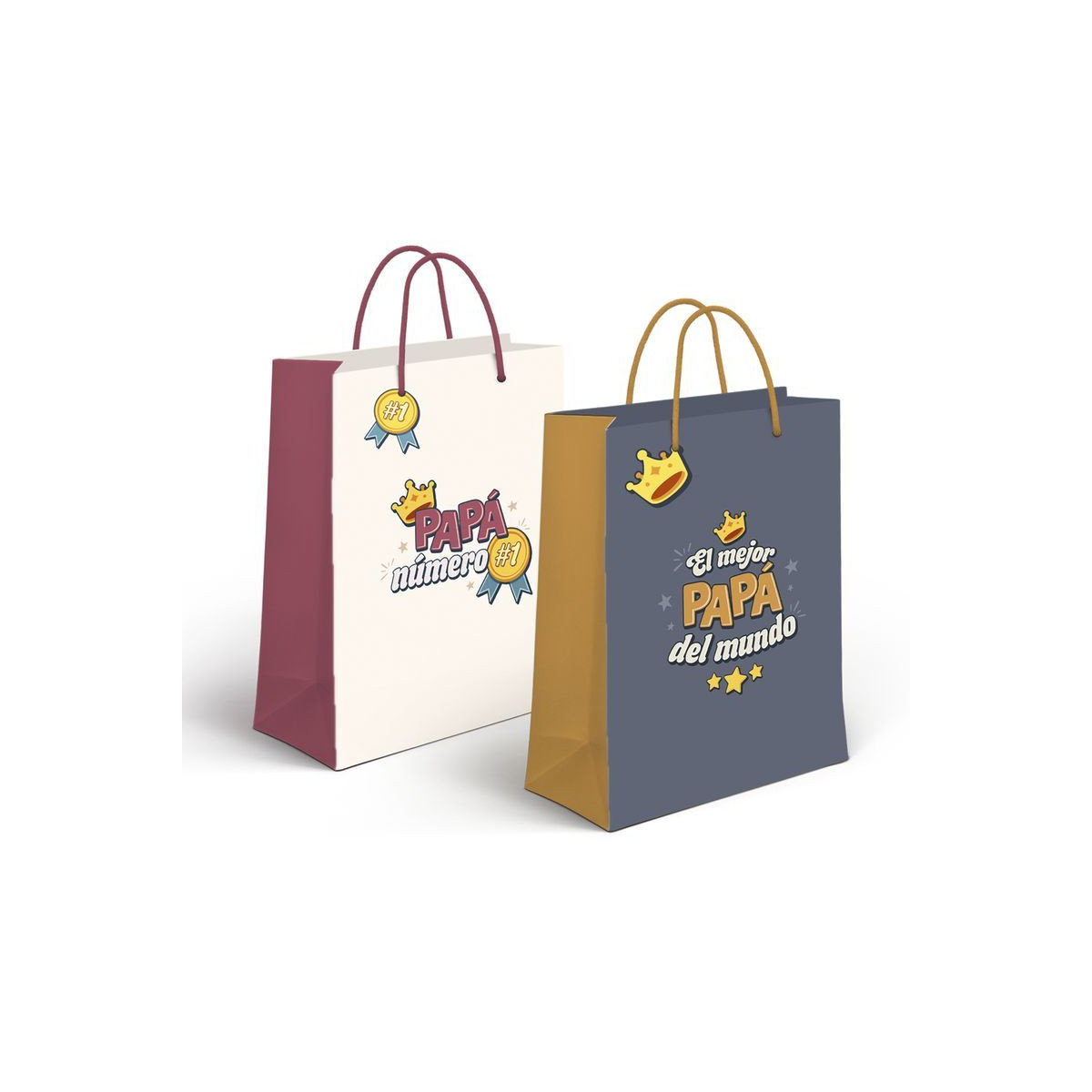Bolsa de papel para o dia dos pais