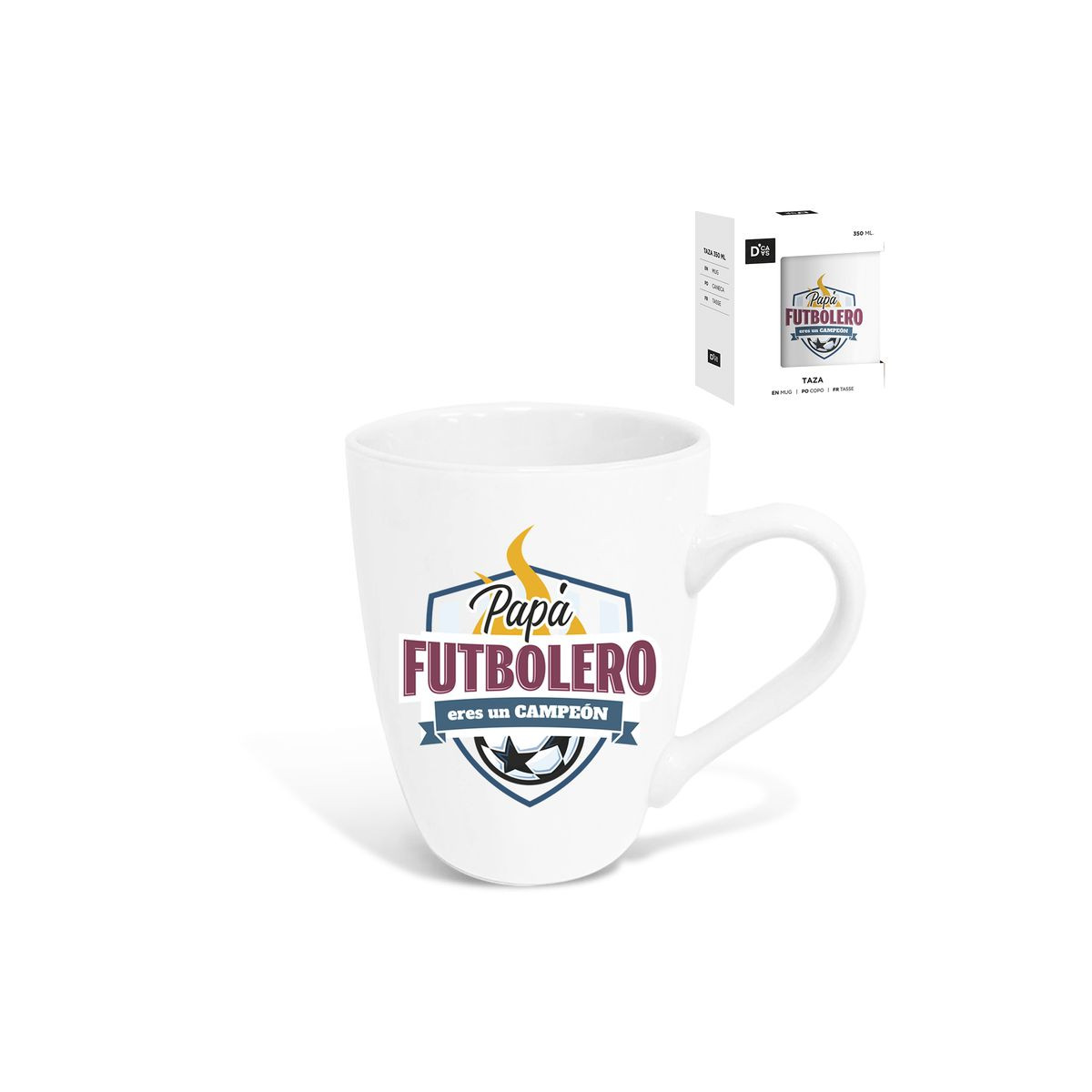 Caneca para pais apaixonados por futebol