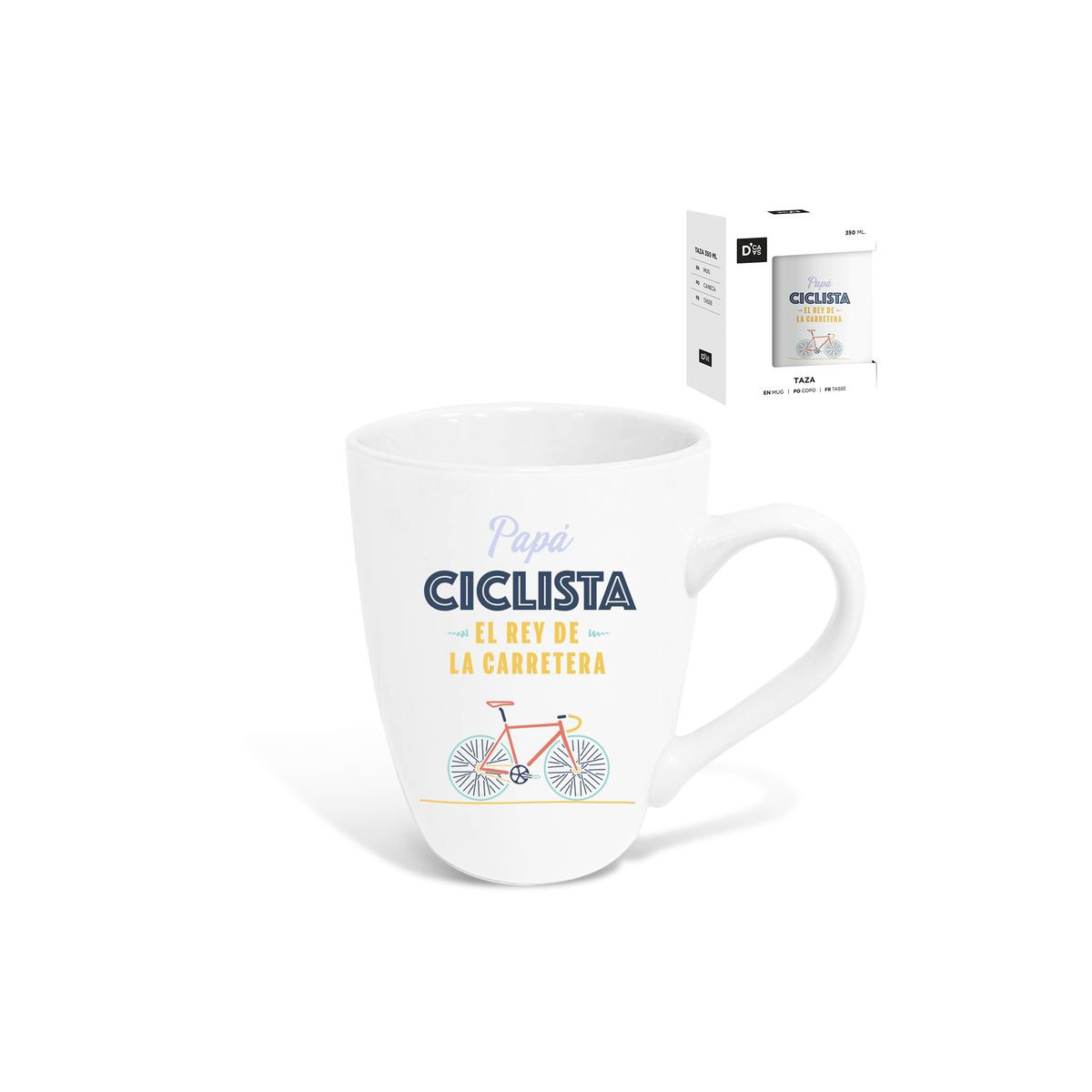 Caneca para ciclistas para o dia dos pais
