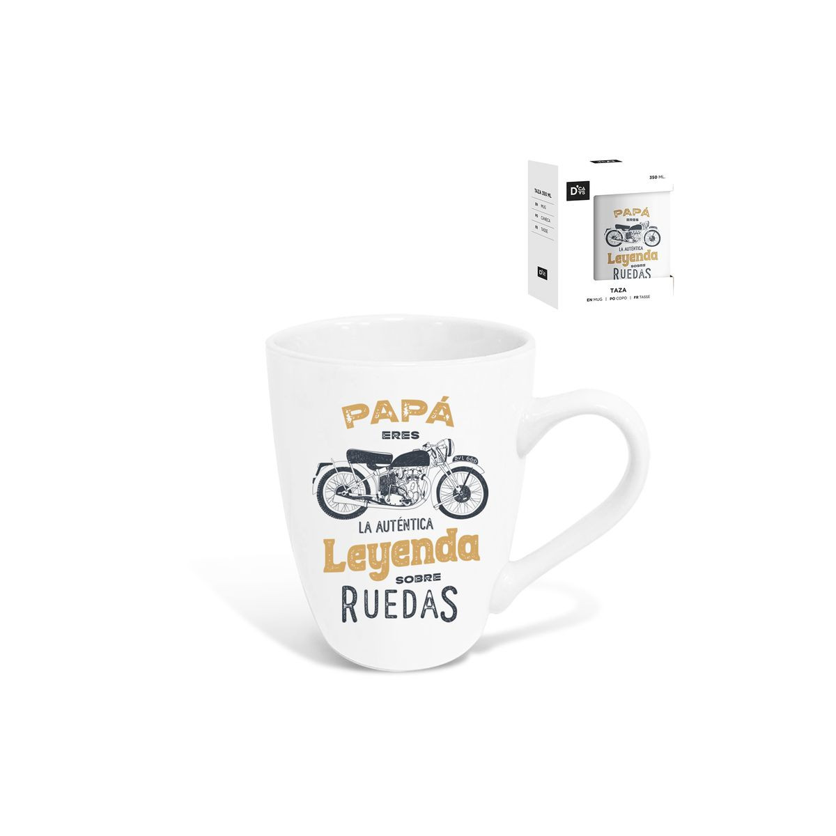 Caneca para pais motociclistas