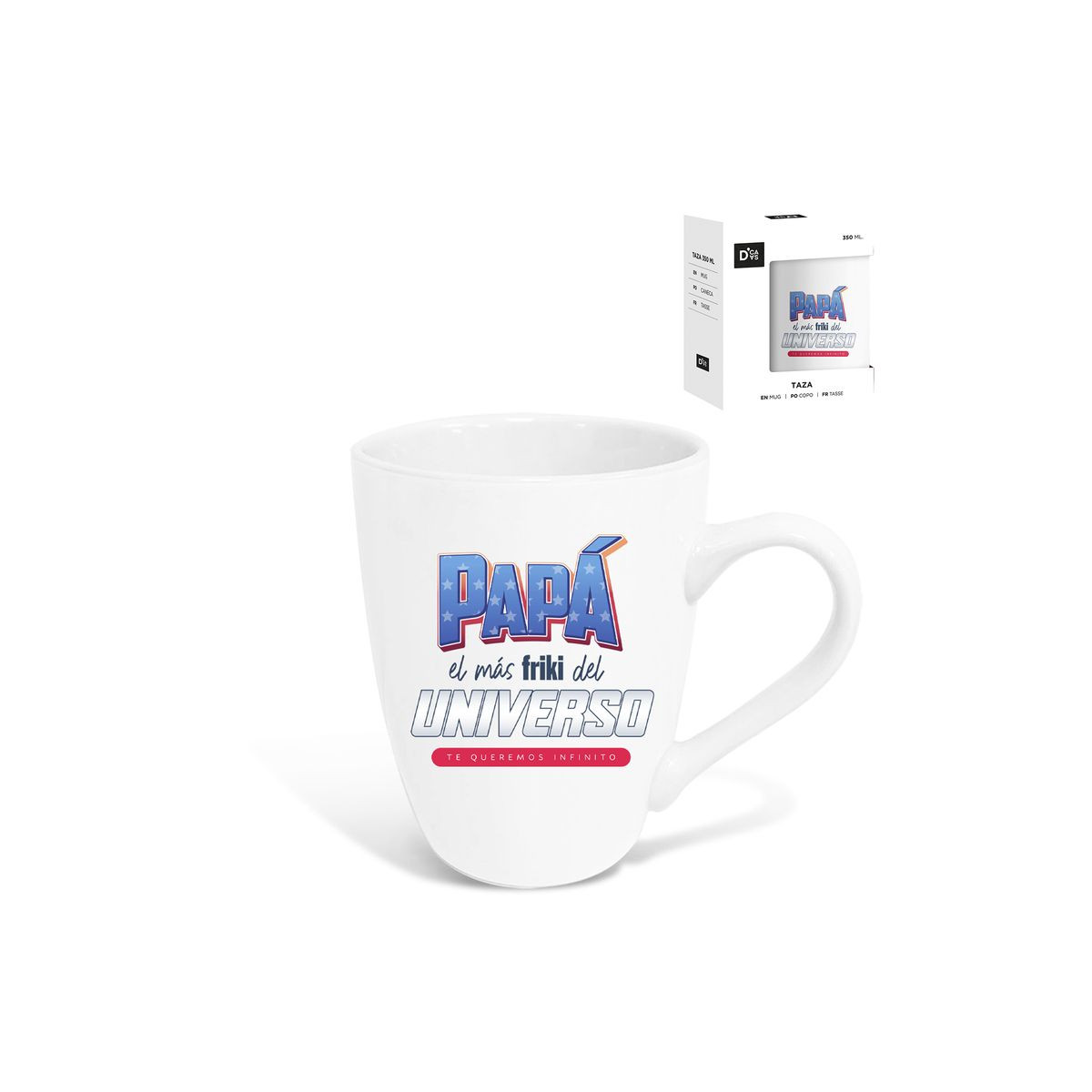 Caneca do Dia dos Pais com mensagem engraçada